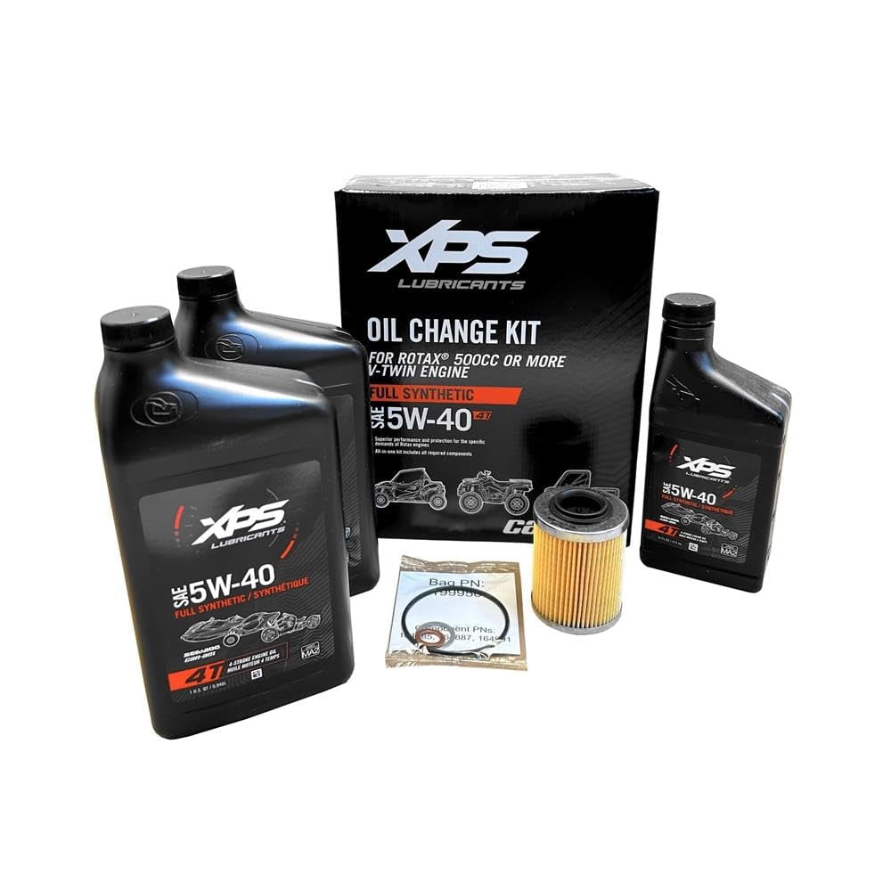 Can Am Maverick Commander Defender Trail 5W40 Full Syn Oil Change Kit ...