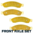 thumbnail image 1 of Can-Am Maverick R 2024-2025 Front & Rear Brass Brake Pad Set, 1 of 12