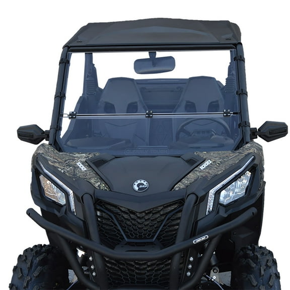 Can-Am Maverick Trail Windshield - Full Folding - SCRATCH RESISTANT - Premium polycarbonate w/Scratch Resistant Hard Coat. Made in America!