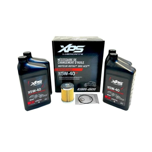 Can Am Maverick X3 Full Synthetic 5W40 Oil Change Kit 9779489