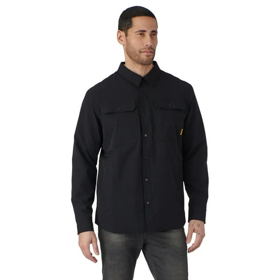 Can-Am Mens Utility Overshirt DWR Durable Water Repellent Heavyweight Black - X-Large 4547881290
