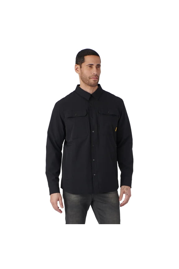 Mens Utility Overshirt DWR Durable Water Repellent Heavyweight Black - X-Large 4547881290
