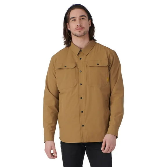 Can-Am Mens Utility Overshirt DWR Durable Water Repellent Heavyweight Khaki - Large 4547880905
