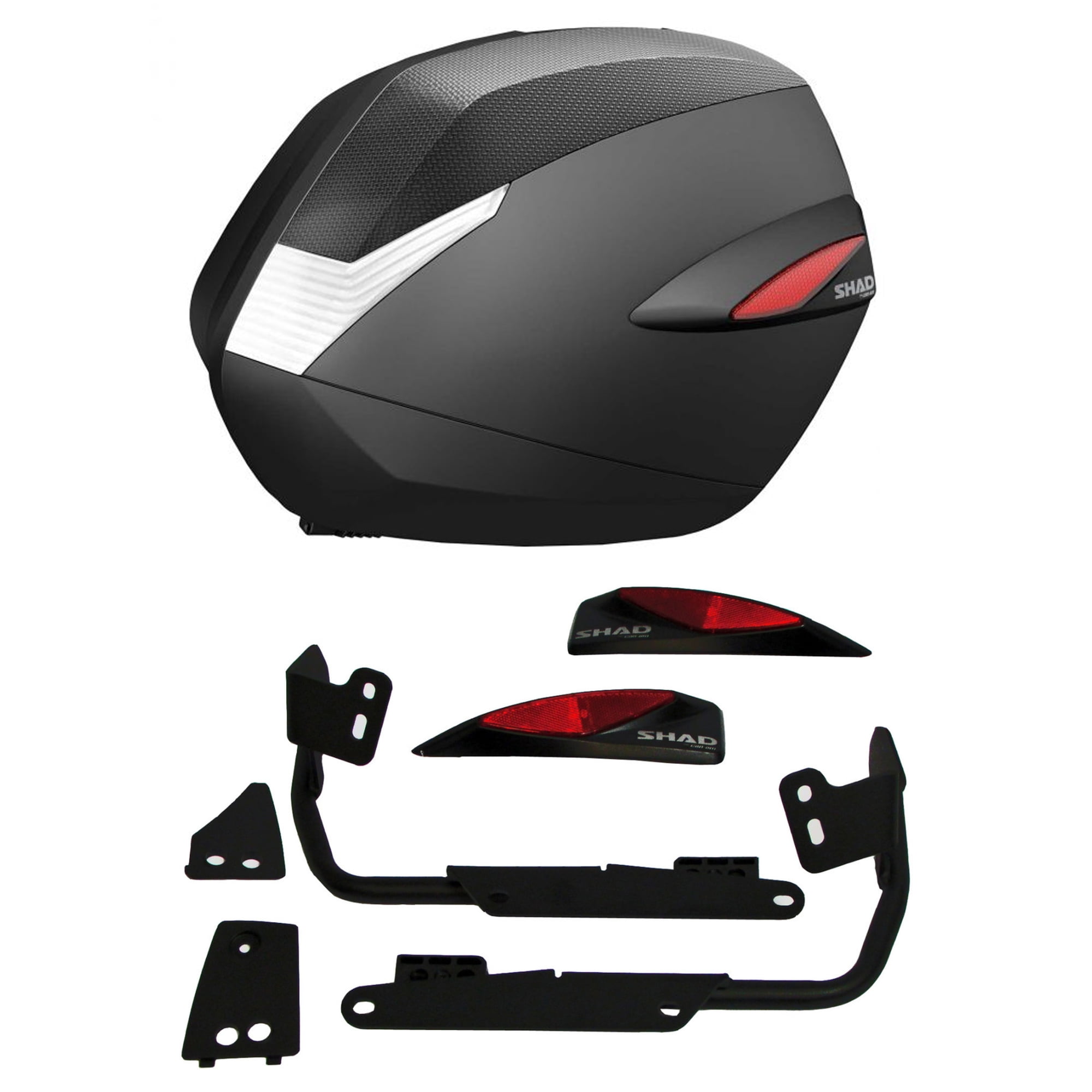 Can-Am New OEM 36L SHAD Saddlebags with Rack, Spyder F3, 219400721