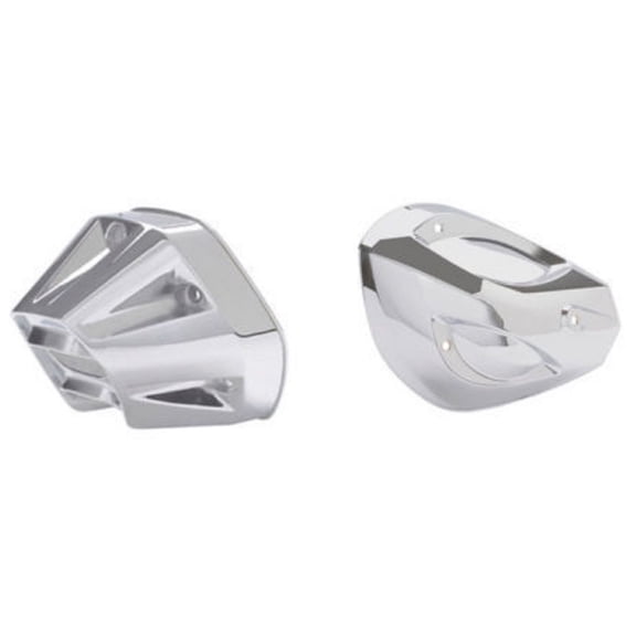 Can-Am New OEM Spyder RT Exhaust Tip And Heat Shield, Chrome End Pipe, 219400260