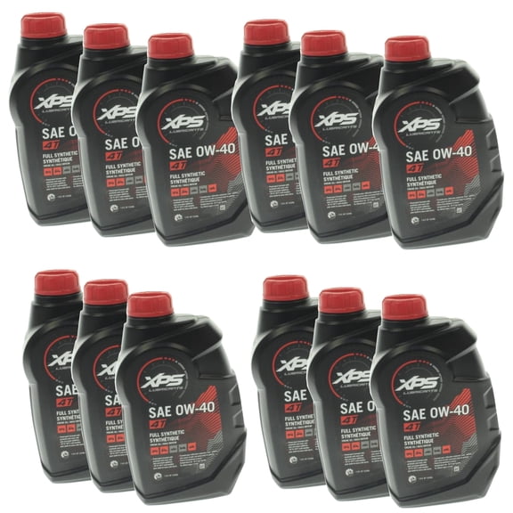 Can-Am New OEM, XPS 4-Stroke 0W-40 Synthetic Blend Oil 12 Quart, 9779139