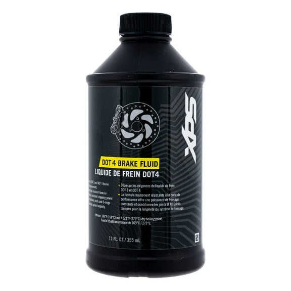 Ski-Doo OEM XPS DOT 4 Hydraulic Brake Fluid 12oz, 9779151