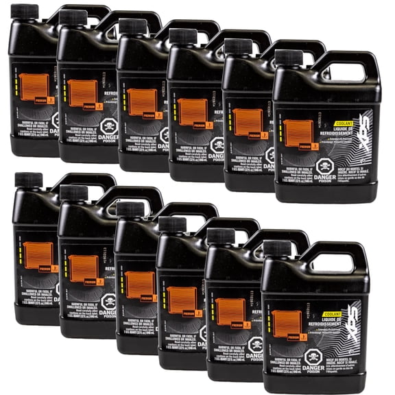 Can-Am OEM XPS Extended Life Pre-Mixed Coolant (Orange) - 12 Quarts, 9779150