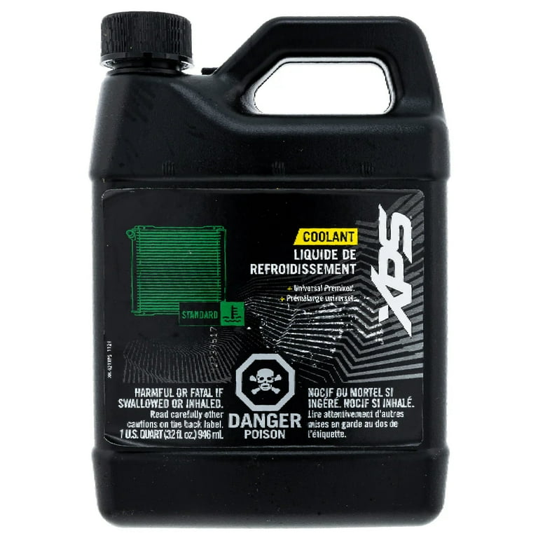 Can-Am OEM Universal Pre-Mixed Green Antifreeze Engine Coolant 1QT