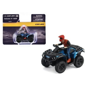 Can-Am Outlander XT 1000R ATV Oxford Blue Metallic with Driver Figure 1/32 Diecast Model by BRP Models