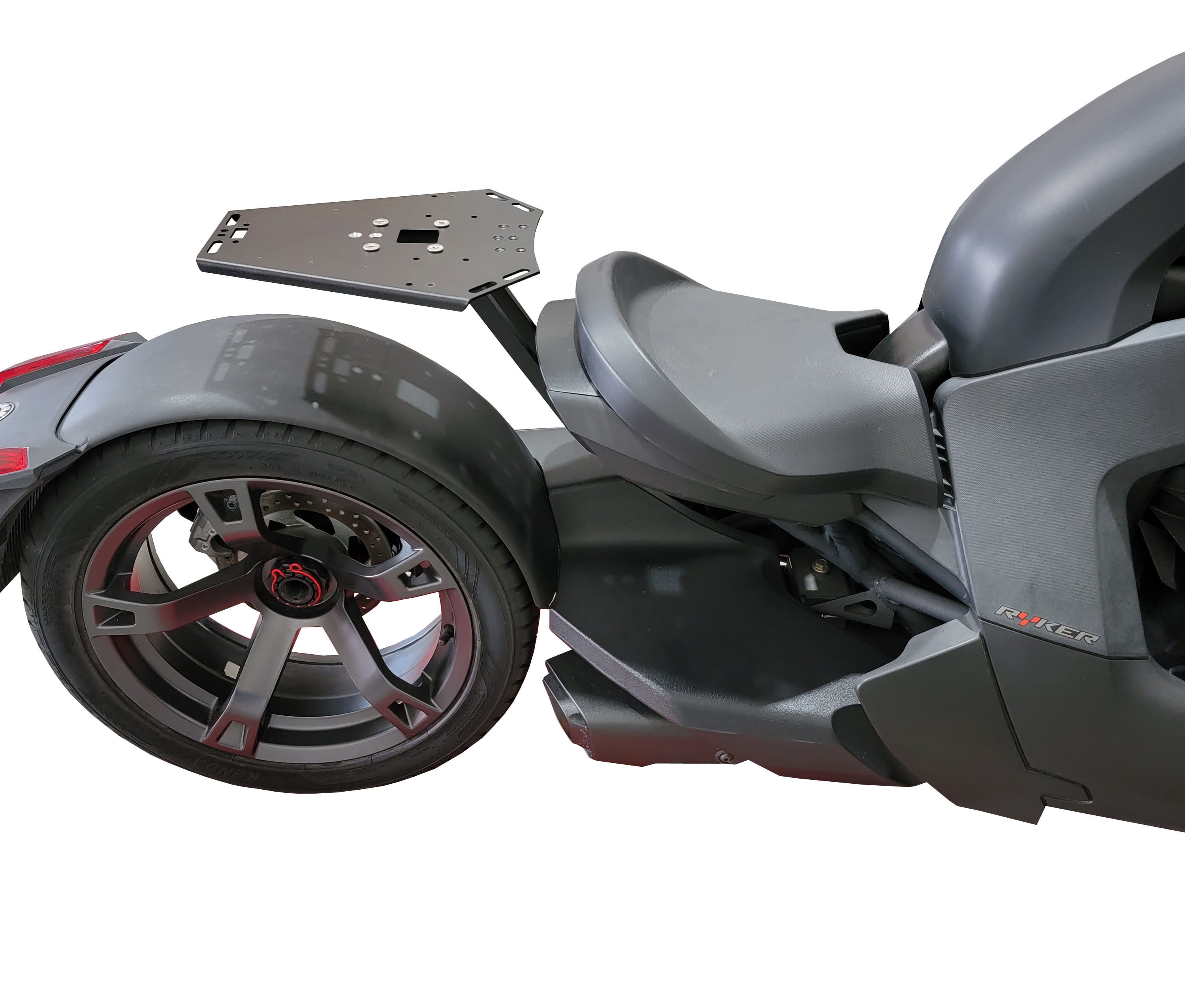 CPOWACE Aluminum Saddlebag Rack Support Brackets Kit Compatible With Can-Am Ryker Accessories Replace #219400856 Luggage Bag Rack