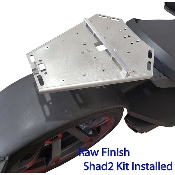 Can Am Ryker Luggage Rack Stainless Steel Medium Shad Cases Kit installed NO MAX MOUNT NEEDED.