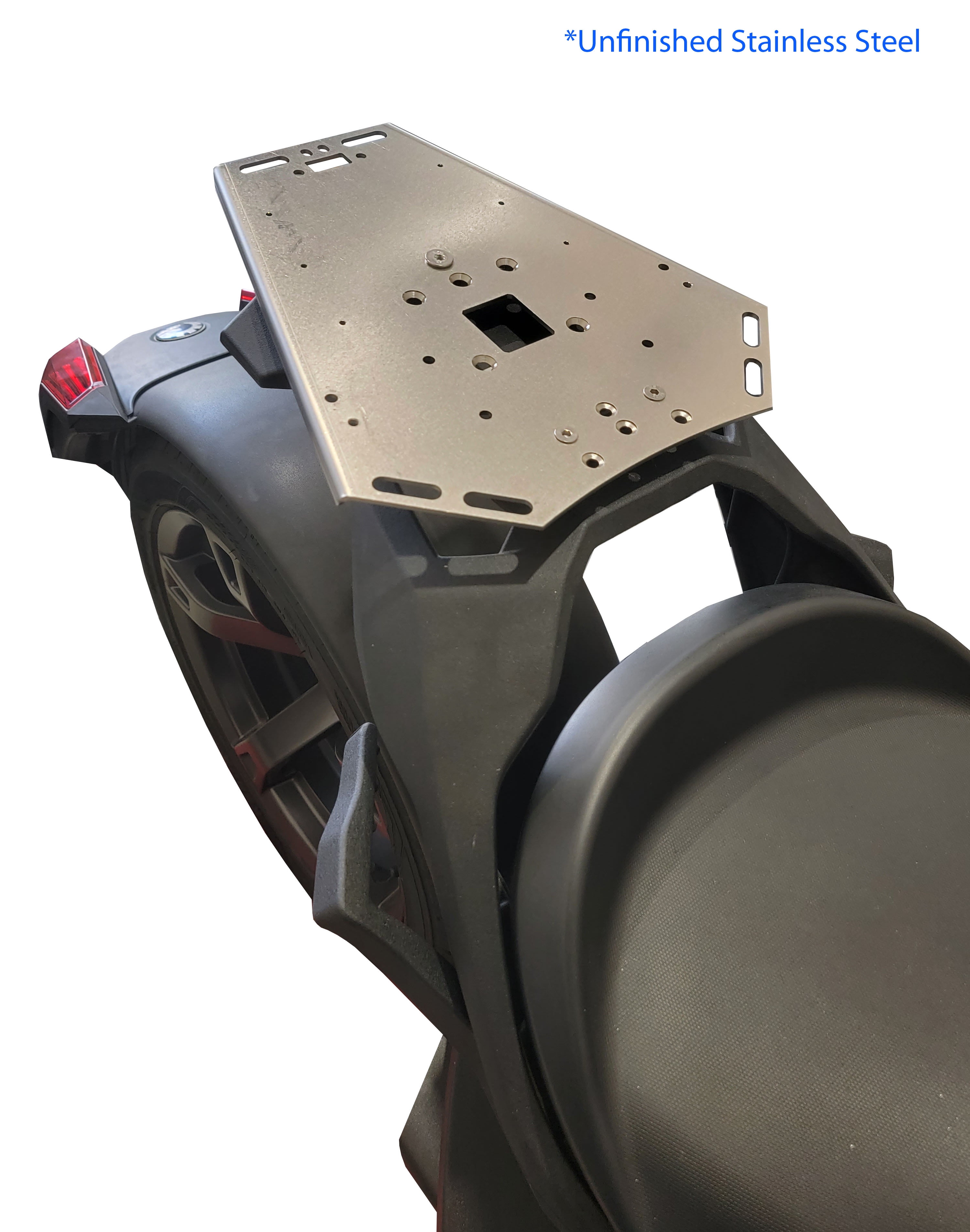 Can Am Ryker Luggage Rack for use with Max Mount Stainless Steel Finish ...