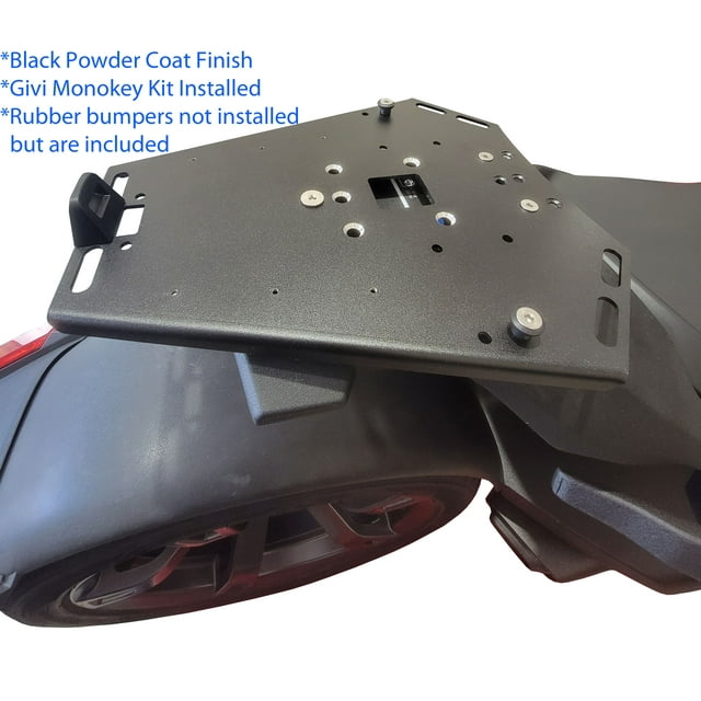 Can Am Ryker Luggage Rack with Givi Kit for use with Max Mount Black ...