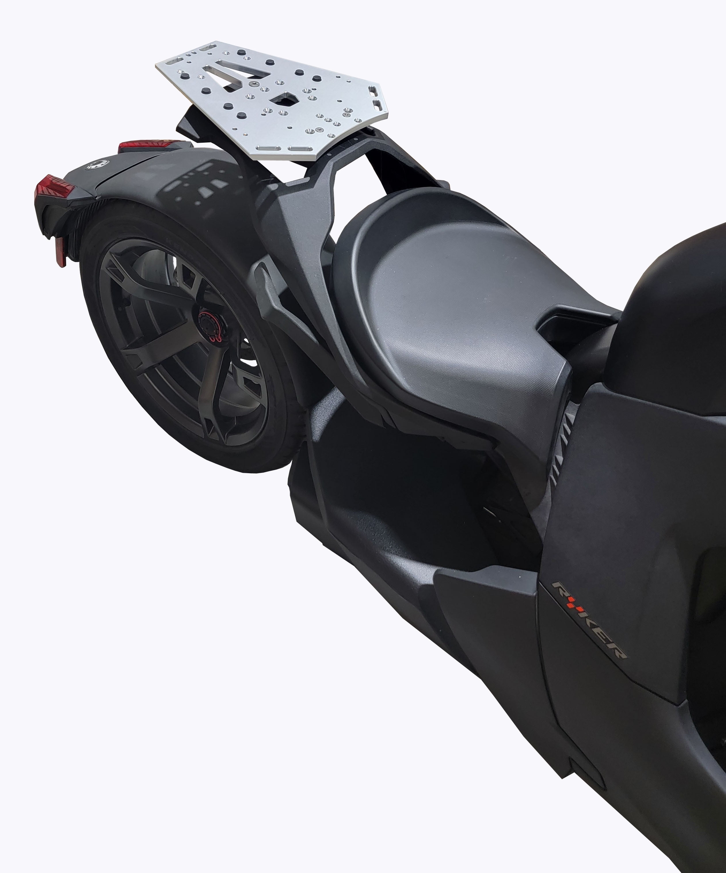 Can Am Ryker Max Mount Billet Aluminum Luggage Rack Raw Finish ...