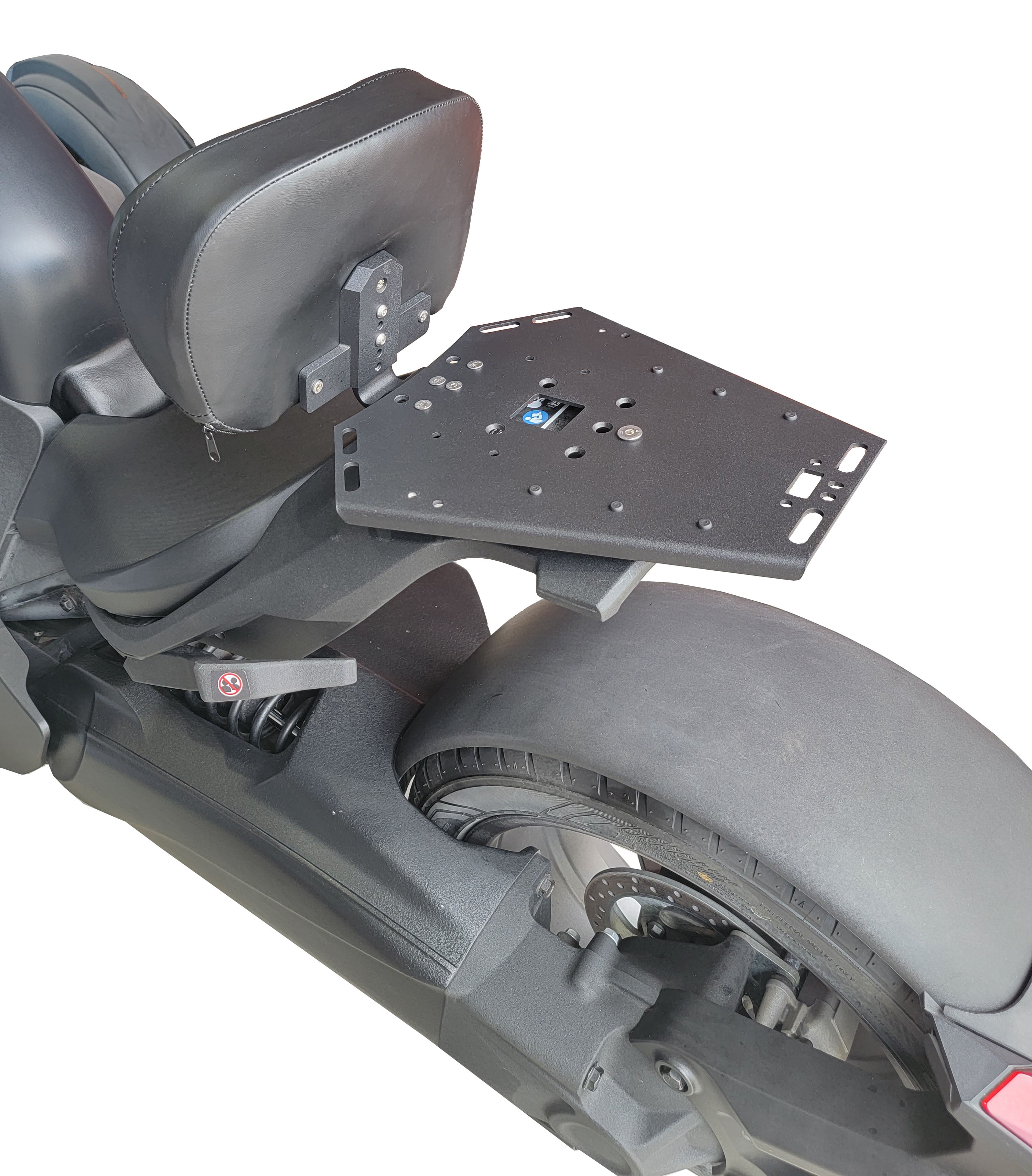 Can Am Ryker Rider Luggage Rack and Backrest Combo for bikes with a Max ...