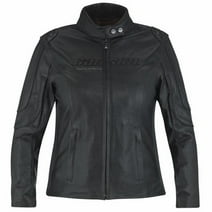 Can-Am Spyder New OEM Ladies Veronica Leather Jacket, Black, Large, 4406810990