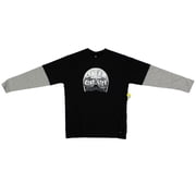 Can-Am Spyder New OEM Mens Cooper Long Sleeve T-Shirt Large Black, 4537400990