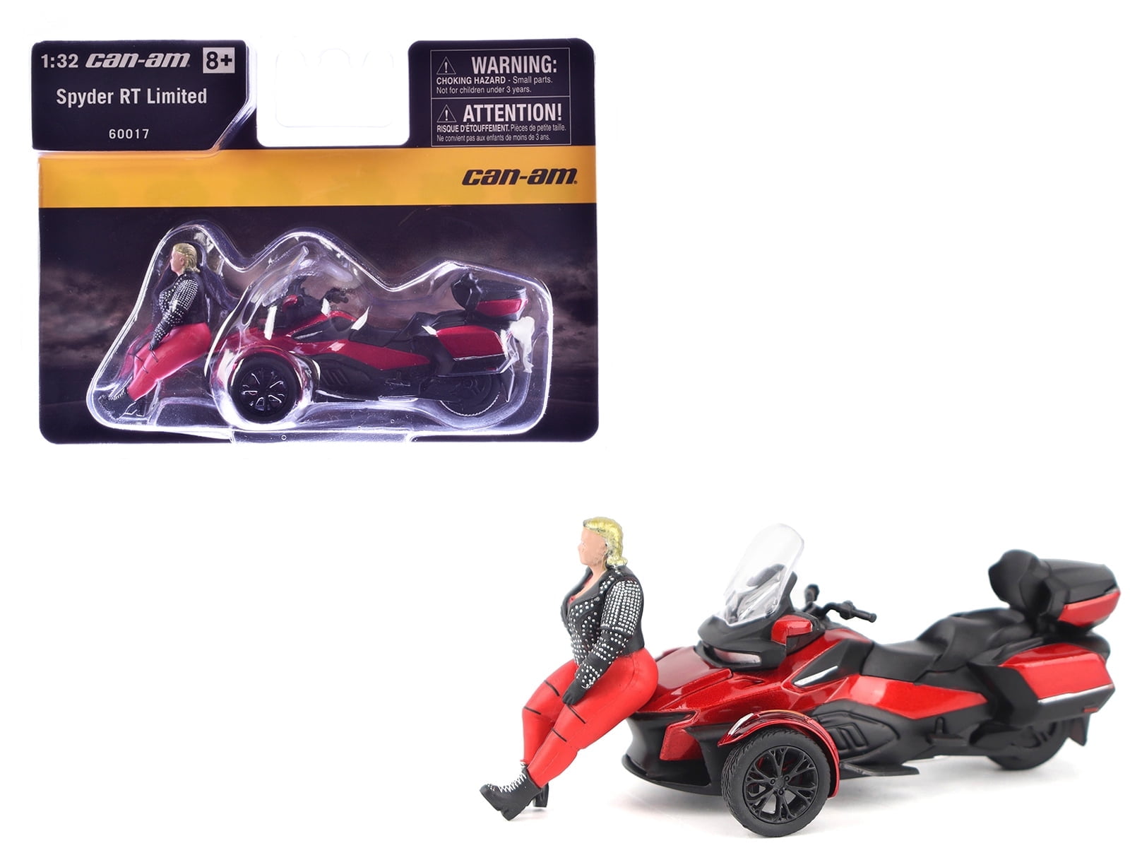 BRP Models, 1/32 Diecast, Can-Am Spyder RT Limited Deep Marsala