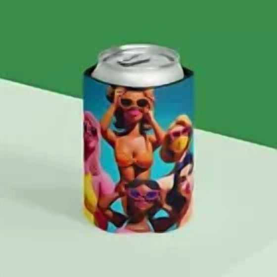 Can And Bottle Coozies - Eye See Only Babes Around Here - Funky Can Coolers