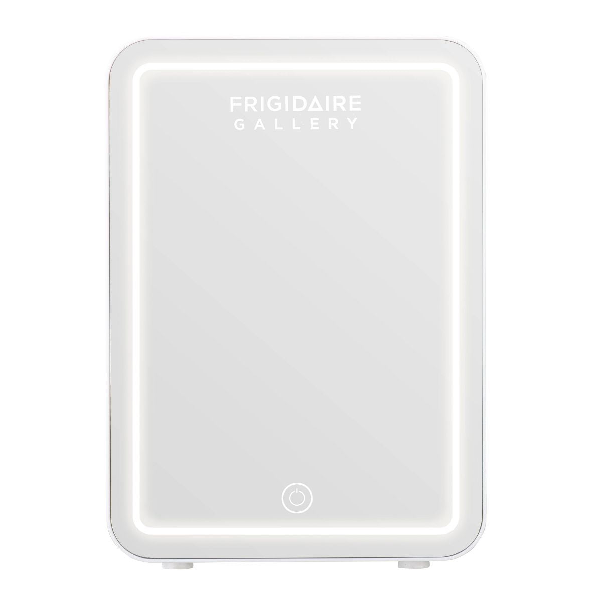 Can Beauty Lighted Mirror Dorm Fridge White