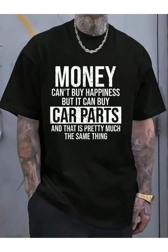 Can Buy Car Parts Funny Car Guy Mechanic Garage Gift T-Shirt, Graphic Tees Men