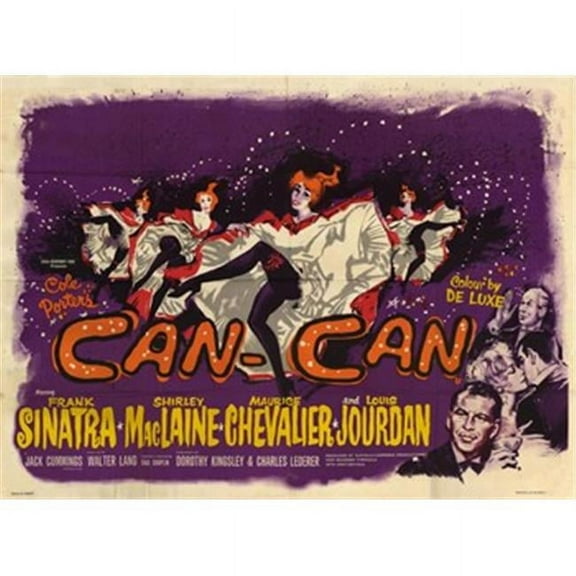 Can Can Movie Poster - 17 x 11 in.