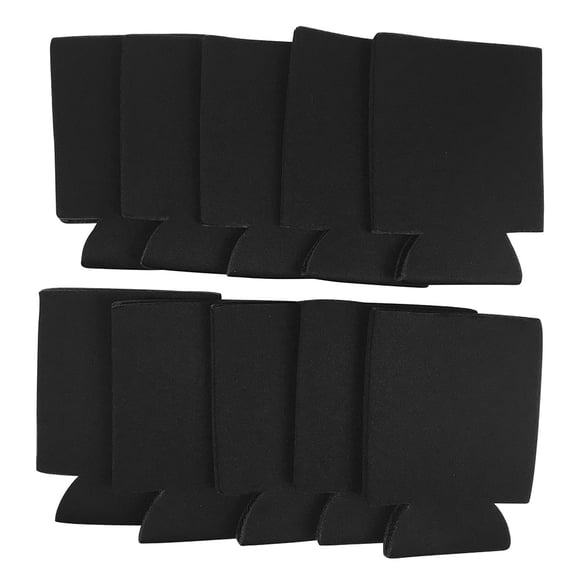 Can Cooler Sleeve, 10-Pack Customizable Bulk Insulated Foam for Beer, Reusable Drink Holder for Party Picnic and Outdoor, Ideal for Keeping Beverages Cold
