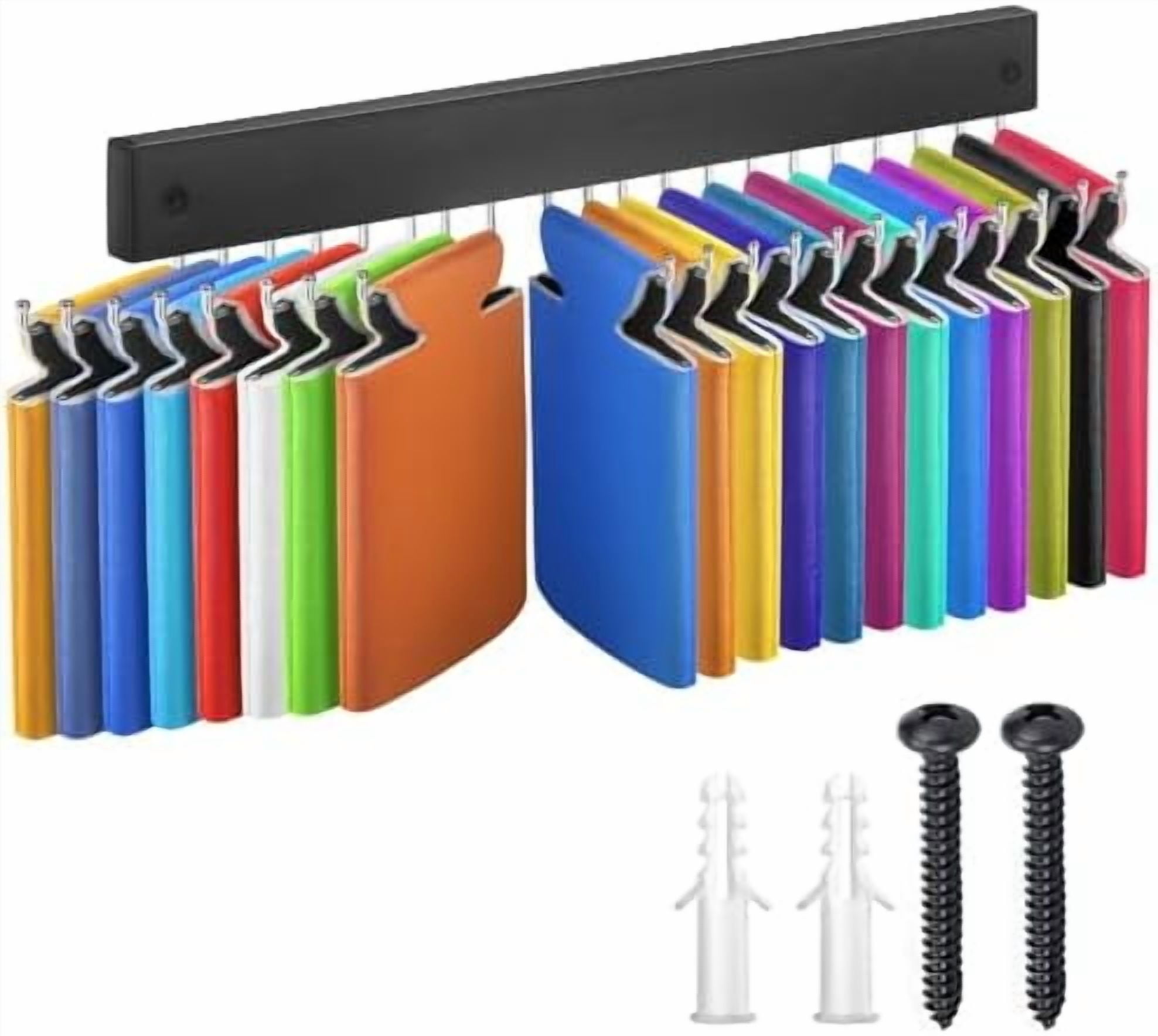 Can Cooler Sleeves Holder Magnetic for Fridge, Wall Mount Beer Sleeves ...