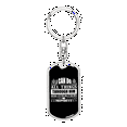 thumbnail image 1 of Can Do All Things Philippians 4:13 Stainless Steel or 18k Gold Premium Swivel Dog Tag Keychain, 1 of 10