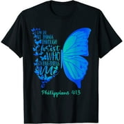Can Do All Things Through Christ Who Strengthens Me I Gift Christian Jesus T-Shirt