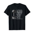 thumbnail image 1 of Can Do All Things Weightlifter Christian Gym Bible Verse T-Shirt, 1 of 5