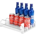 Osnell USA Beverage Storage Plastic Rack, SelfPushing Can Drink Holder
