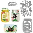 thumbnail image 1 of Can with Fairy Metal Carbon Steel Cutting Dies Elf Fairy Cutting Dies Stencil for DIY Crafts Jar Background Metal Embossing Stencils Template for Card Making Scrapbooking Album Bookmark for diy, 1 of 8