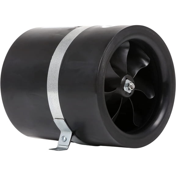 Can-Fan Max-Fan 8-inch 667 CFM inline exhaust fan for the ventilation of grow tents and other hydroponic systems