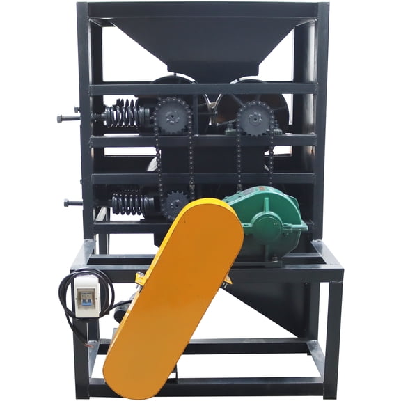 Can Flattener 80-120kg/h Aluminum Iron Beverage Can Press Waste Recycling Compressor 220V 4KW