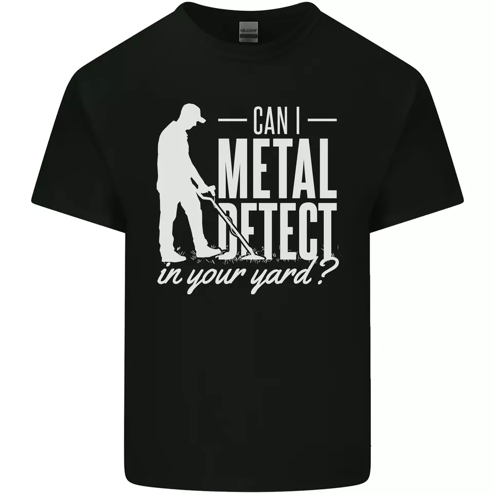Can I Detect Metal Detect IN Your Garden Men's Cotton TShirt
