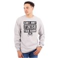 thumbnail image 1 of Can I Just Finish This Game Plus Size Long Sleeve Graphic Tee Shirt Brisco Brands 3X, 1 of 5