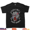 thumbnail image 1 of Can I Pet That Dawg Can I Pet That Dog Wolf Tattoo Art BACK T-Shirt, 1 of 2