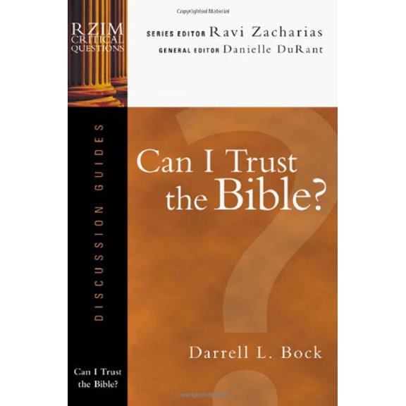 Pre-Owned Can I Trust the Bible? (RZIM Critical Questions Discussion Guides), 9780830831524, 0830831525, Paperback, Student/Stdy Gde edition