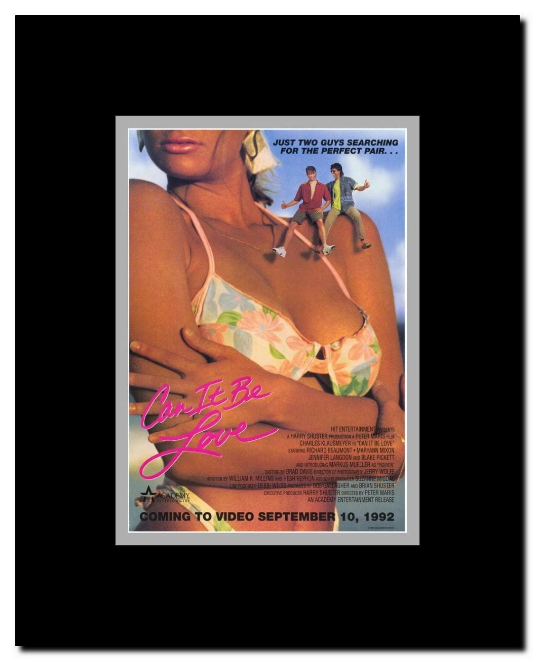 Can It Be Love Framed Movie Poster