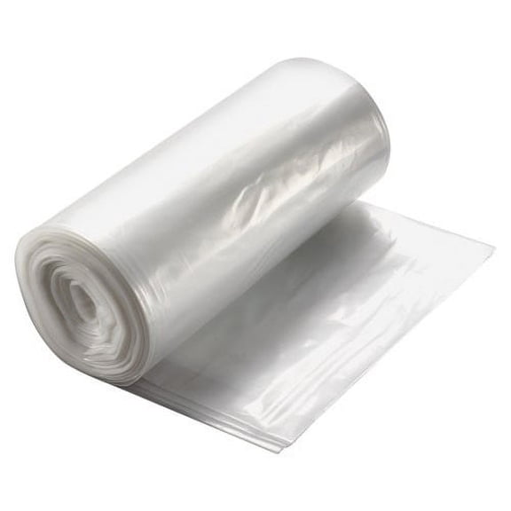Can Liner, Clear, 1-mil, 43" x 47", 200 count