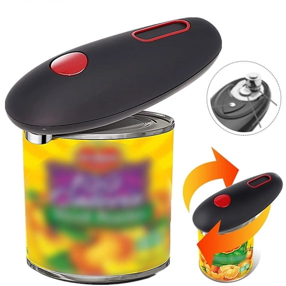 Can Opener,Handheld One-Touch Automatic Can Opener,Handsfree Automatic Can Opener Electric With Smooth Edge,Kitchen Gadgets For For Seniors With Arthritis