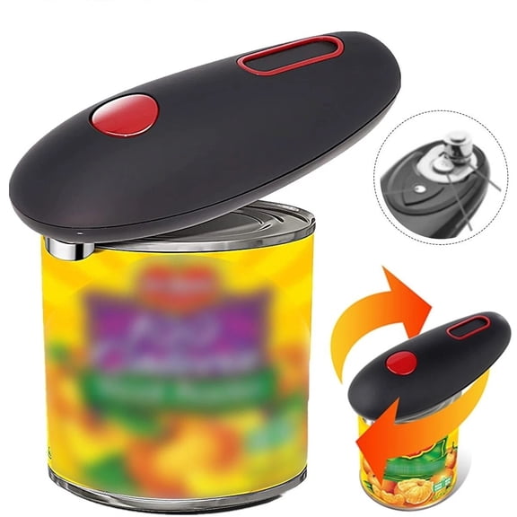 Can Opener,Handheld One-Touch Automatic Can Opener,Handsfree Automatic Can Opener Electric With Smooth Edge,Kitchen Gadgets For For Seniors With Arthritis