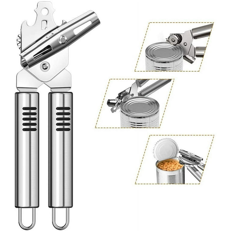 Mebotem 10 Colors Can Opener Manual Handheld Heavy Duty Hand Can Opener  Smooth Edge Stainless Steel Can Openers Top Lid Kitchen Gadgets, Best Large
