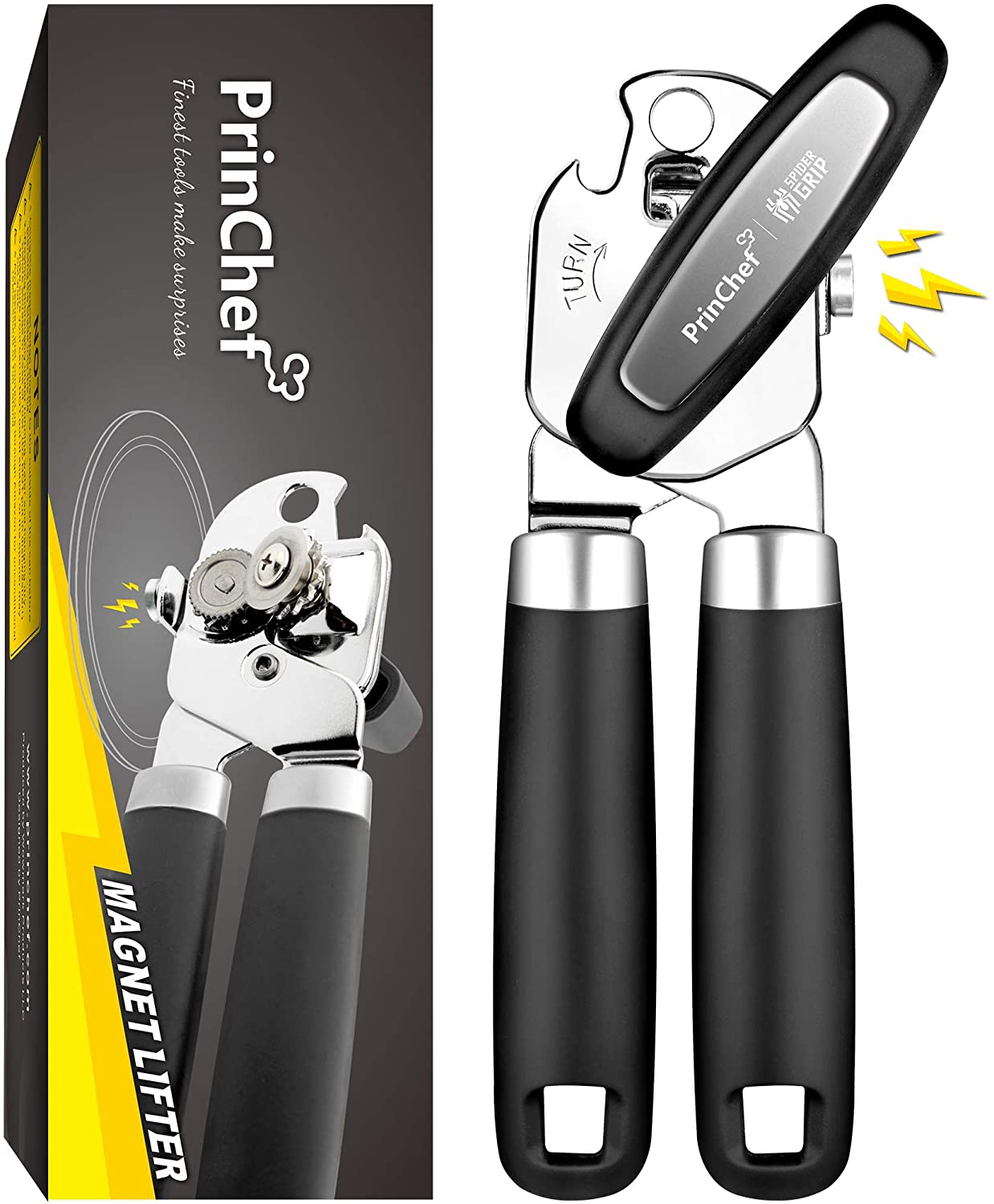 Farberware Professional Black Can Opener With Bottle Opener