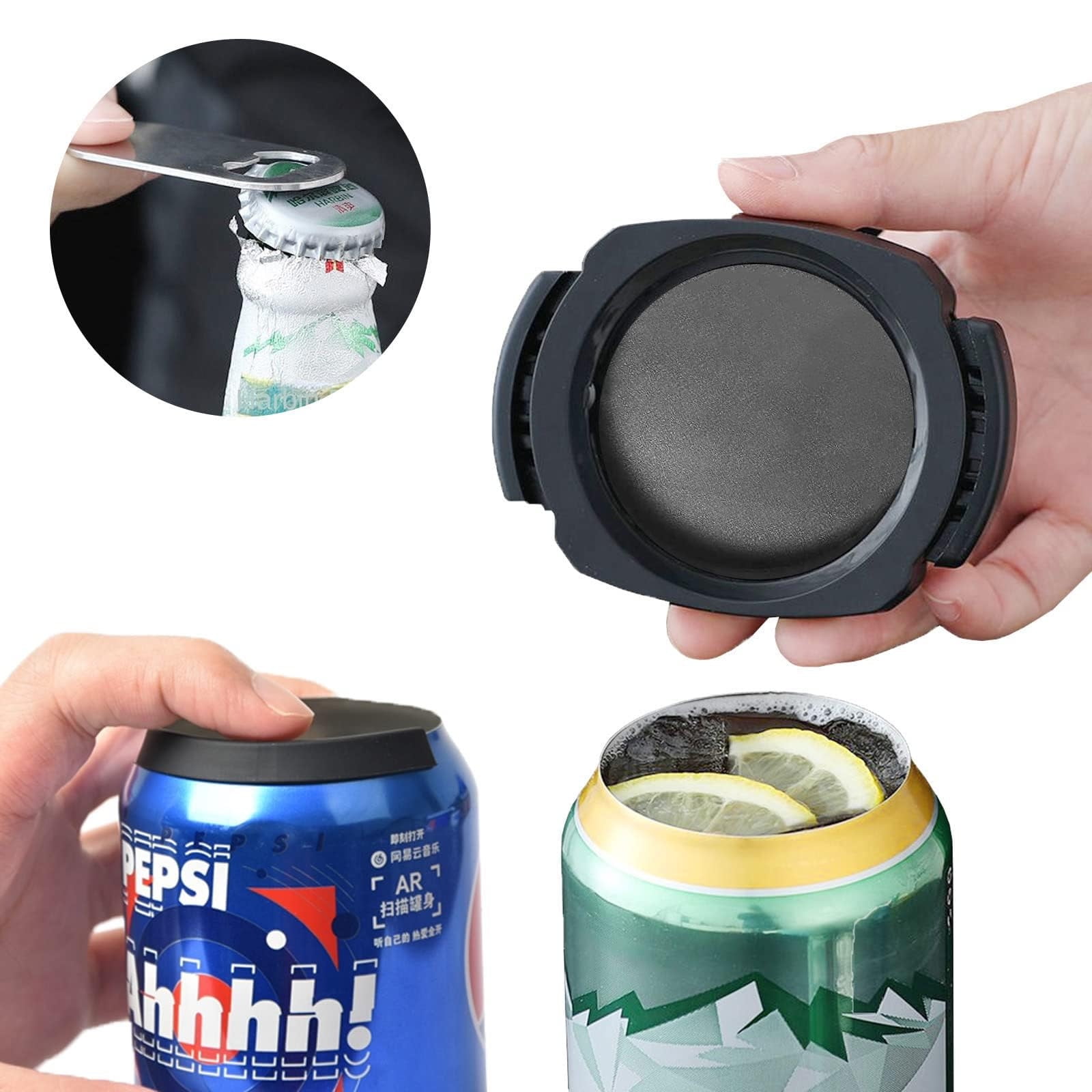 Can Opener Manual Hand Held Safety Easy Camping Side Cut Can Openers