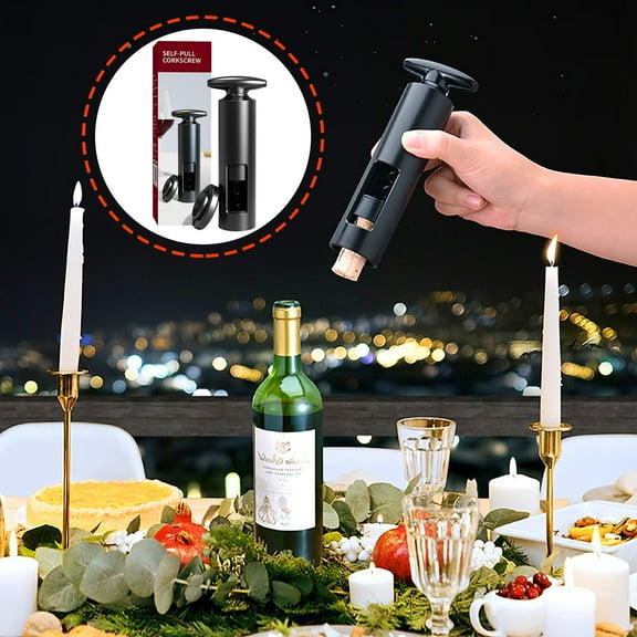 Can Opener,Opener Wine Corkscrew Red Wine Kitchen Sim-ple Seah-orse Red Tool Kitchen，Dining & Bar