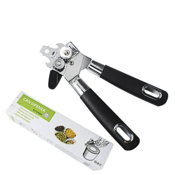 Can Opener Professional Stainless Steel Powerful Heavy Duty Chrome Plated Kitchen