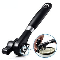 Can Opener Smooth Edge Manual,Can Opener Handheld,No Sharp Edges With Soft Grips,Food Grade Stainless Steel Cutting Can Opener,Professional Ergonomic Can Opener for Kitchen & Restaurant